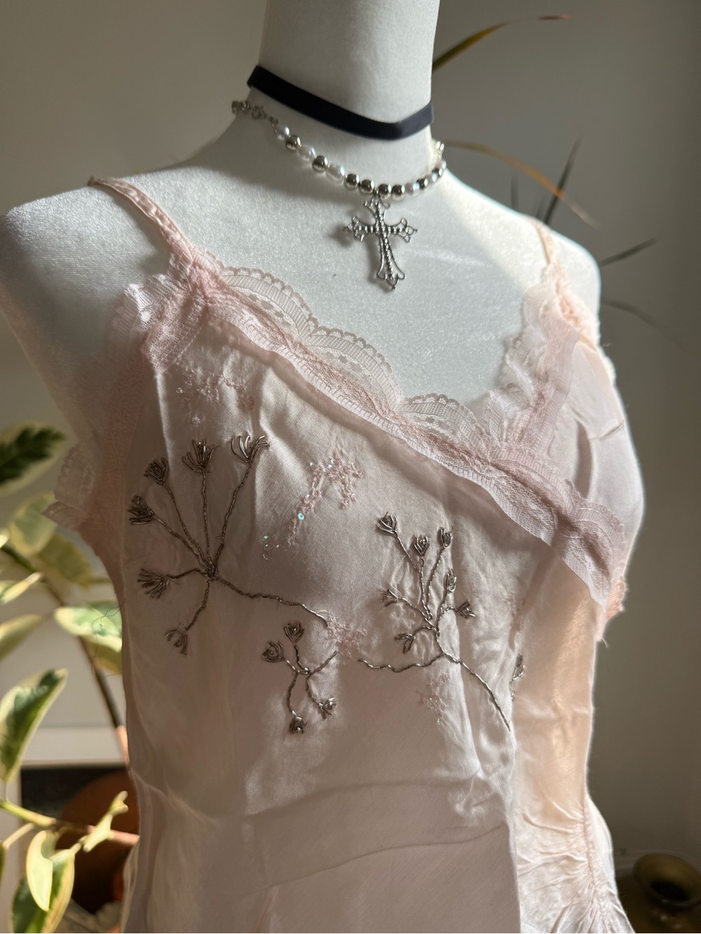 Stunning Y2k Baletcore Soft Girl Lace-Trim Powder Pink Camisole